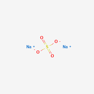 PubChem 2D chemical structure for CAS 7757-82-6